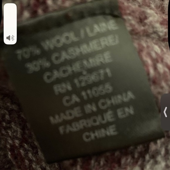 360 Cashmere Pullover in Red and Lunar Size XS - Picture 6 of 6